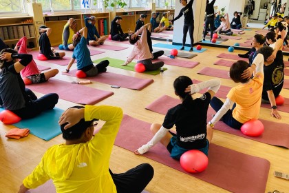 マット不要　ランナーズピラティス＠神田byマラソン元日本代表