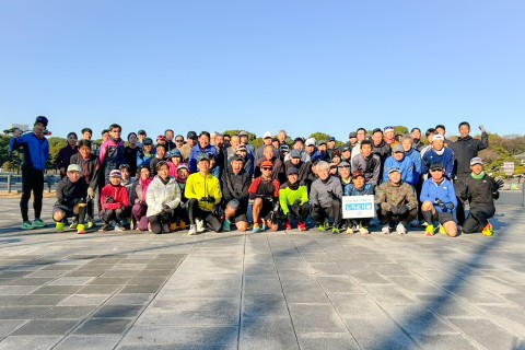 しらとり練【フル2:50～サブ4】12/28日(日) 皇居30km走［皇居/二重橋］