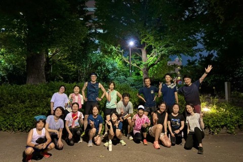 がんばれゆうすけ木曜練習会12月＠日比谷公園