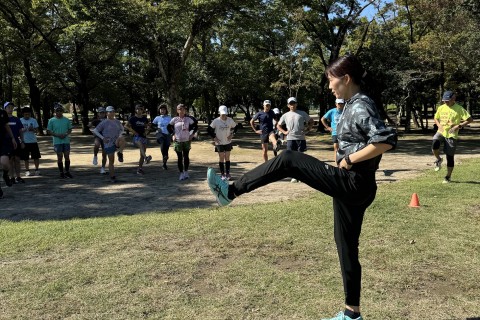 【てんまやRUN】オリンピアン重友梨佐さんのマラソン練習会