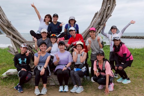 糸島と美女ランナー