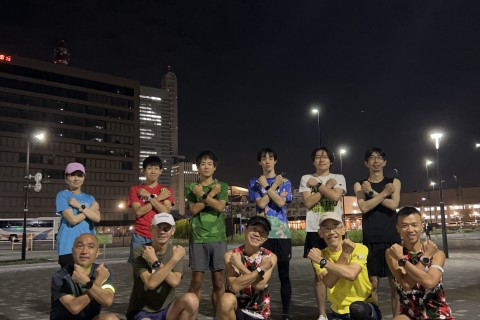 彩のランニング練習会（第48回）ミドルインターバル走 1000m × 5本