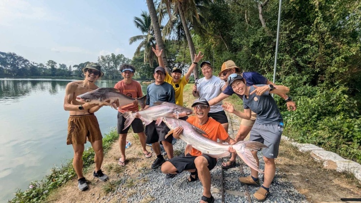 メコン大鯰釣り