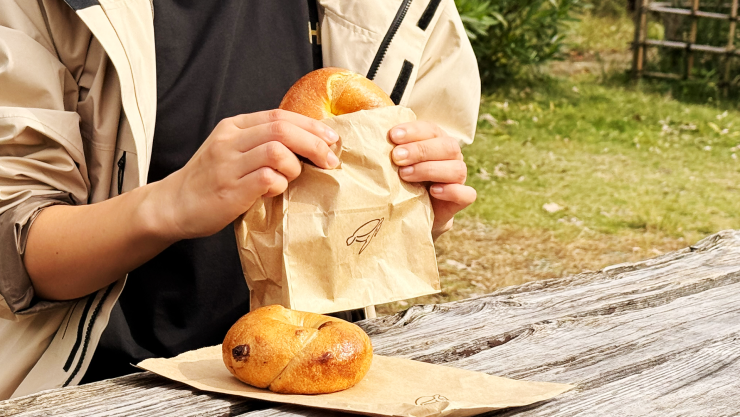 ローカルモーニングトレイル 朝食