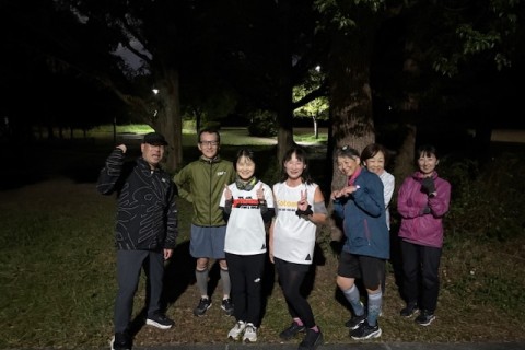 11/19(水)【チームソトアソビ連習会＠深北緑地】7kビルドアップ走