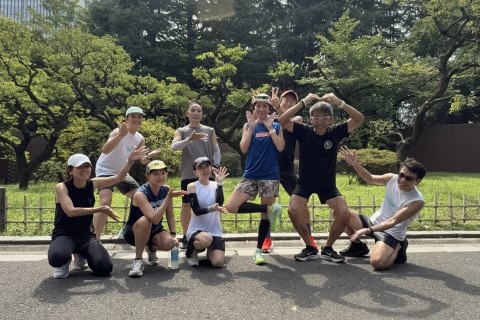 ポップライン竹本の20kmペース走in日比谷公園