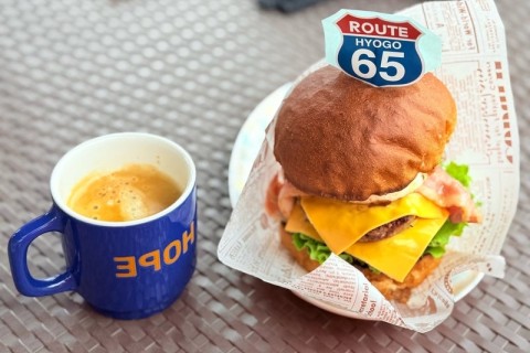 山奥バーガーと播磨アルプストレイルラン