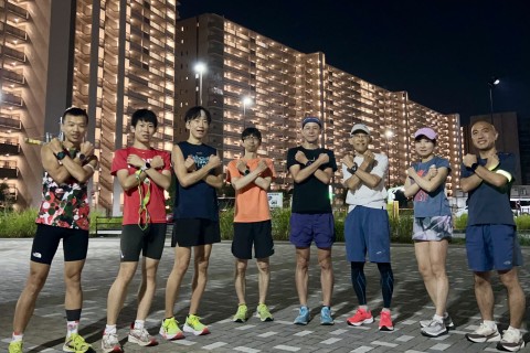 彩のランニング練習会（第49回）ミドルインターバル走 1000m × 5本