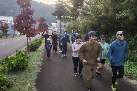 スペシャル開催！モーニングラン in MYOKO OUTDOOR FESTIVAL