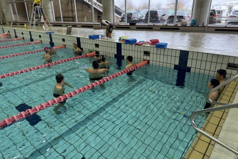 上田藍トライアスロン・ウォーターセーフティ練習会 ジュニアの部