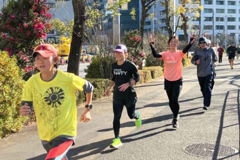 嶋原清子【東京・皇居】20キロビルドアップ走＋ランチ忘年会