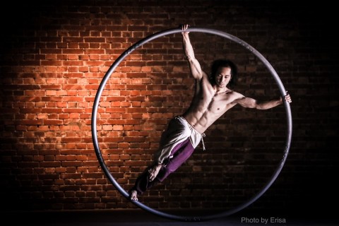 元シルク・ドゥ・ソレイユパフォーマー奥澤秀人と一緒に走る皇居ラン