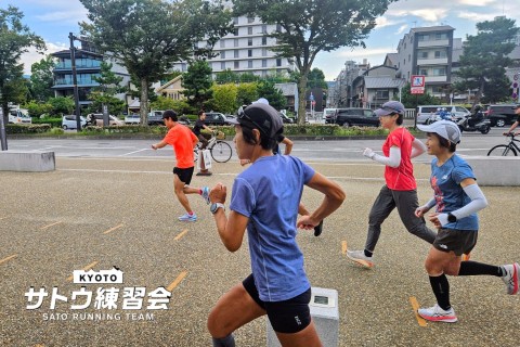 世界遺産二条城 ミドルレペティション走 6k/4k/2k/1500/400/100ｍ【サトウ練習会】