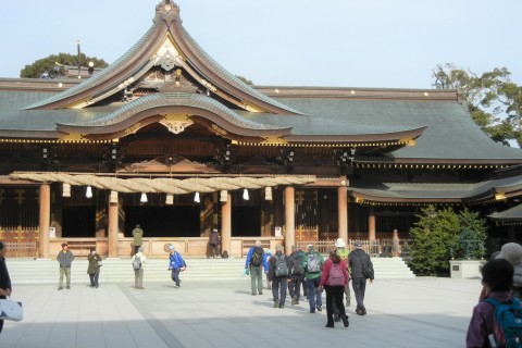 納めのウォーク　寒川神社
