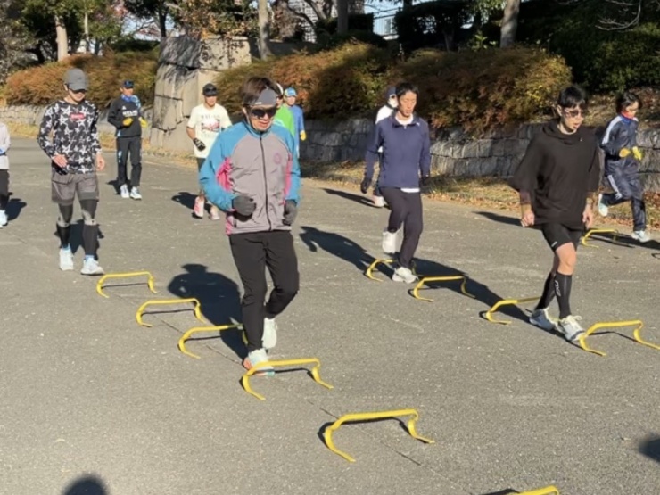 ラダーを使った風景