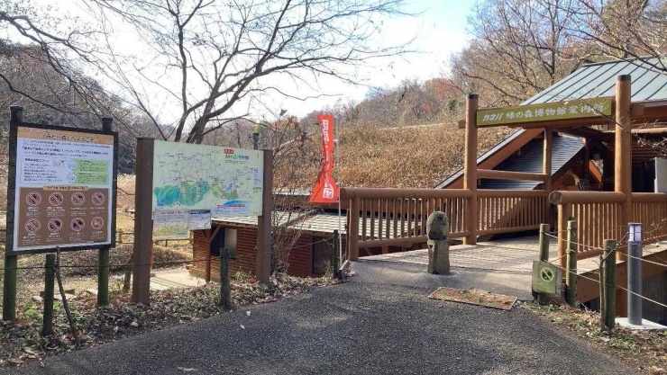 緑の森博物館前