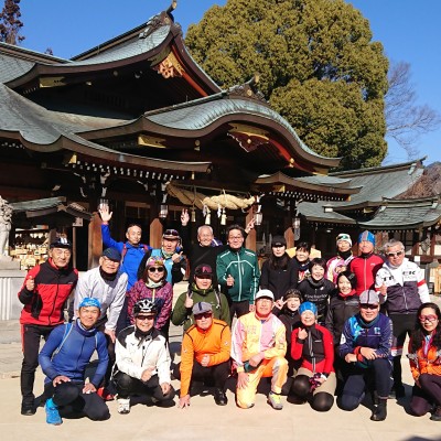 安芸国総鎮守初詣サイクリング