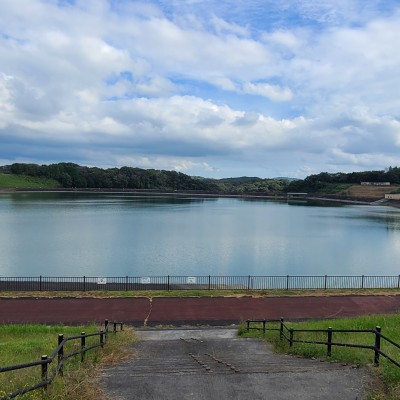 芝ざくら公園芳那(はな)の水晶湖リレーマラソン