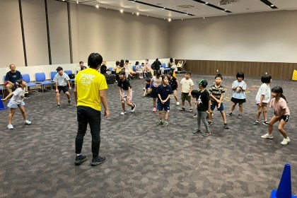 4月14日(火) スプリントドリル体験会（小学生低学年対象)＠イオンホール
