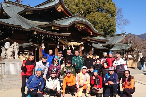 安芸国総鎮守初詣サイクリング