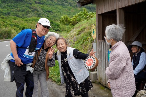 「祝　日本ジオパーク認定」第12回東経130度喜界島ジオパークマラソン