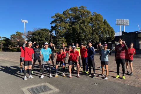 RUN.SPORTS松本塾「ぐるぐる20km」静岡マラソンGO♪