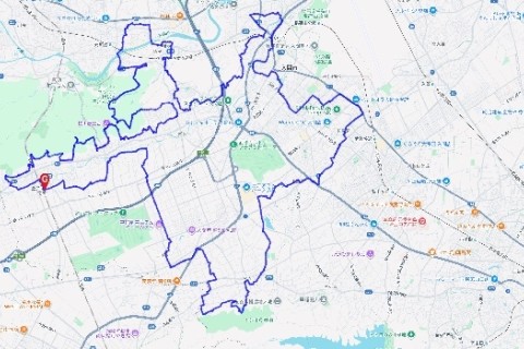 入間市七福神めぐり(金子駅スタートぐるり48km)