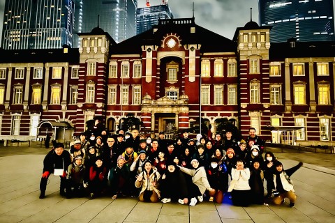 【2/7-8】夜通し歩いて朝粥食べに行く（21:00頃 東京駅スタート）