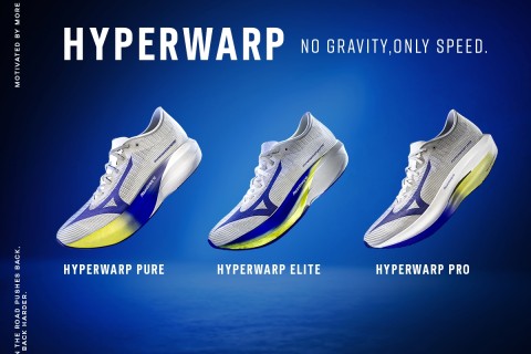 話題のミズノ最新作HYPERWARPシリーズ試走会