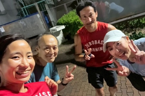 【YUMI練】平塚総合公園外周　（LTインターバル150秒+R75秒）&times;6〜8本