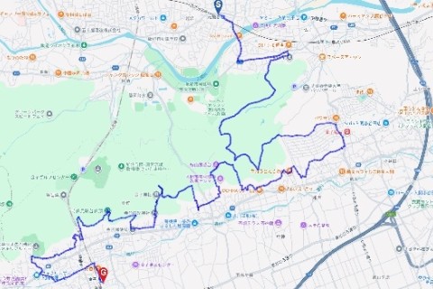 入間市七福神めぐり(元加治駅→金子駅15km)
