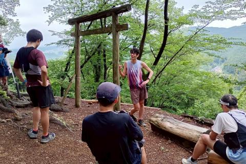 ２月２３日山岸選手と駆けるチャレンジトレイル「奥武蔵ロング３５K」攻略イベント（前半）