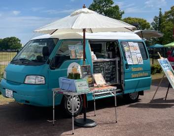 ゴール後はフレッシュジュースを！