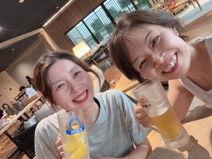 ゴール後は希望者で交流会！