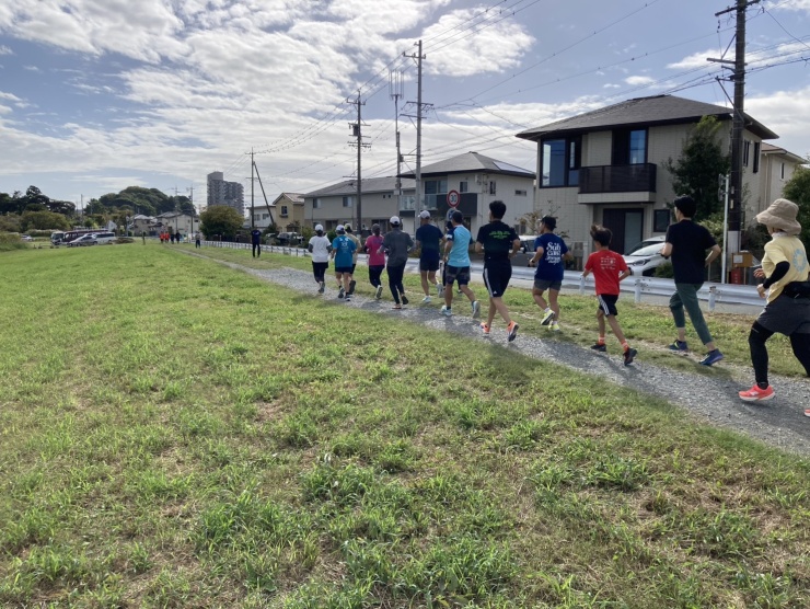 佐鳴湖１周約6kmをランニング！いける方は2周目も！