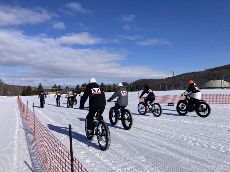 スノーデュアスロン旭川大会バイクパート