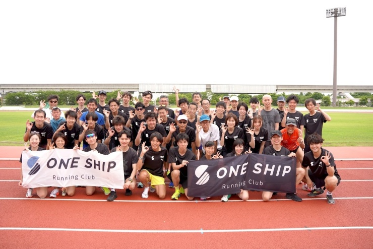 ONESHIP Running Clubの様子