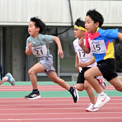 第74回 兵庫リレーカーニバル  アシックスチャレンジ・キッズ50mタイムトライアル