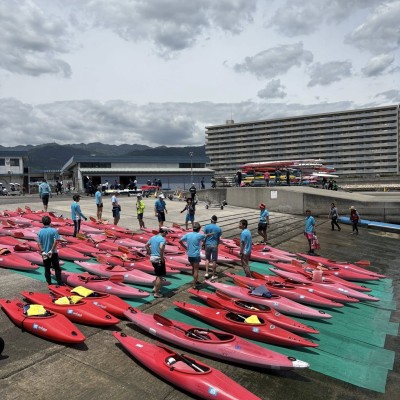 日本で唯一!? 海を漕ぎ、風を走る！「2026芦屋浜浜風カヌーアスロン大会」