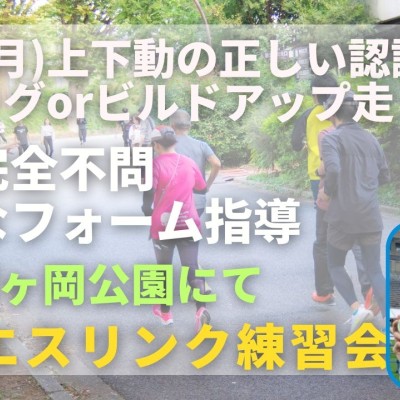 仙台榴ヶ岡公園 上下動の正しい認識＋ジョグorビルドアップ走 走力完全不問マラソン練習会