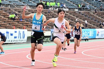 第74回 兵庫リレーカーニバル　【誰でもチャレンジリレー（4×100m）】