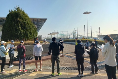 加古川麑松ランニングクラブ練習会@加古大池