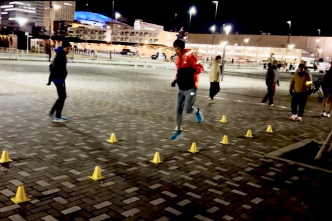 彩のランニング練習会（第57回）ミドルインターバル走 1000m &times; 5 + 400m x 2