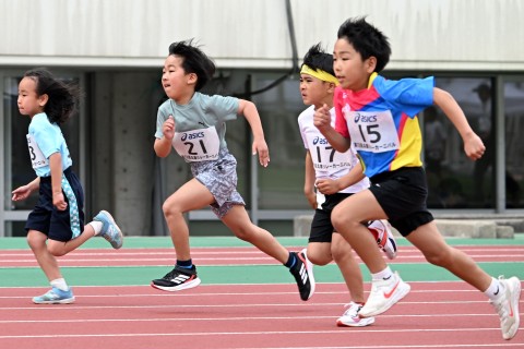 第74回 兵庫リレーカーニバル  アシックスチャレンジ・キッズ50mタイムトライアル