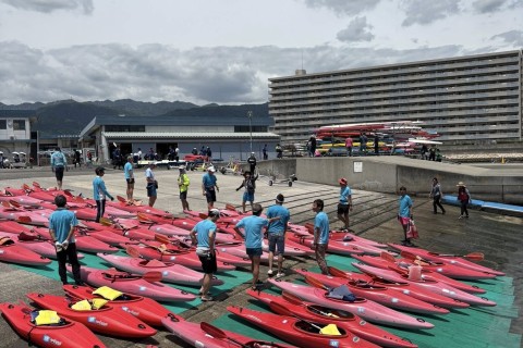 日本で唯一!? 海を漕ぎ、風を走る！「2026芦屋浜浜風カヌーアスロン大会」