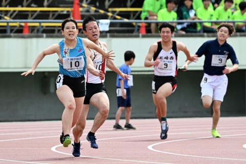 第74回 兵庫リレーカーニバル　【誰でもチャレンジリレー（4×100m）】