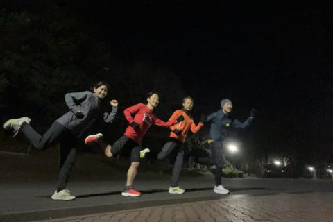 【YUMI練】平塚総合公園外周　（LTインターバル60秒+R60秒）×15