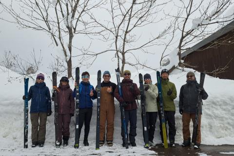 BCクロカン スノーハイキング