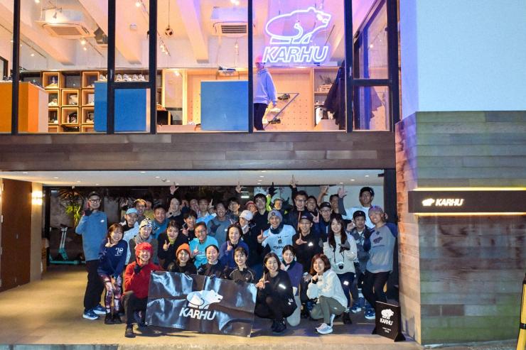 前回2/5の東京RUN＠KARHU TOKYO