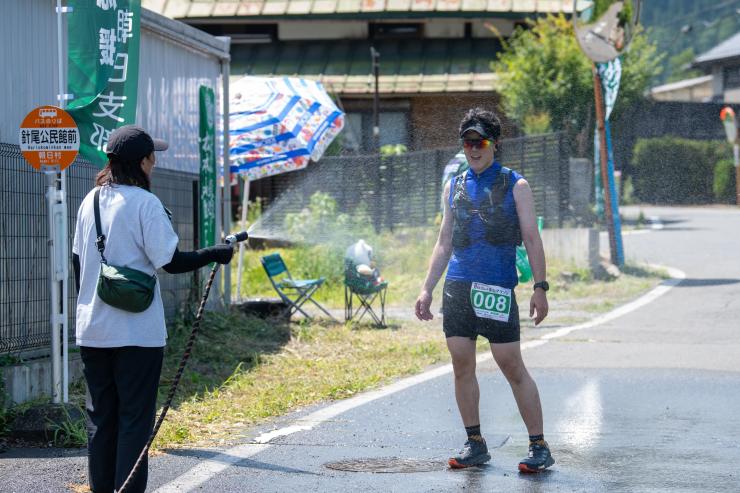 コース内の水かぶりスポット